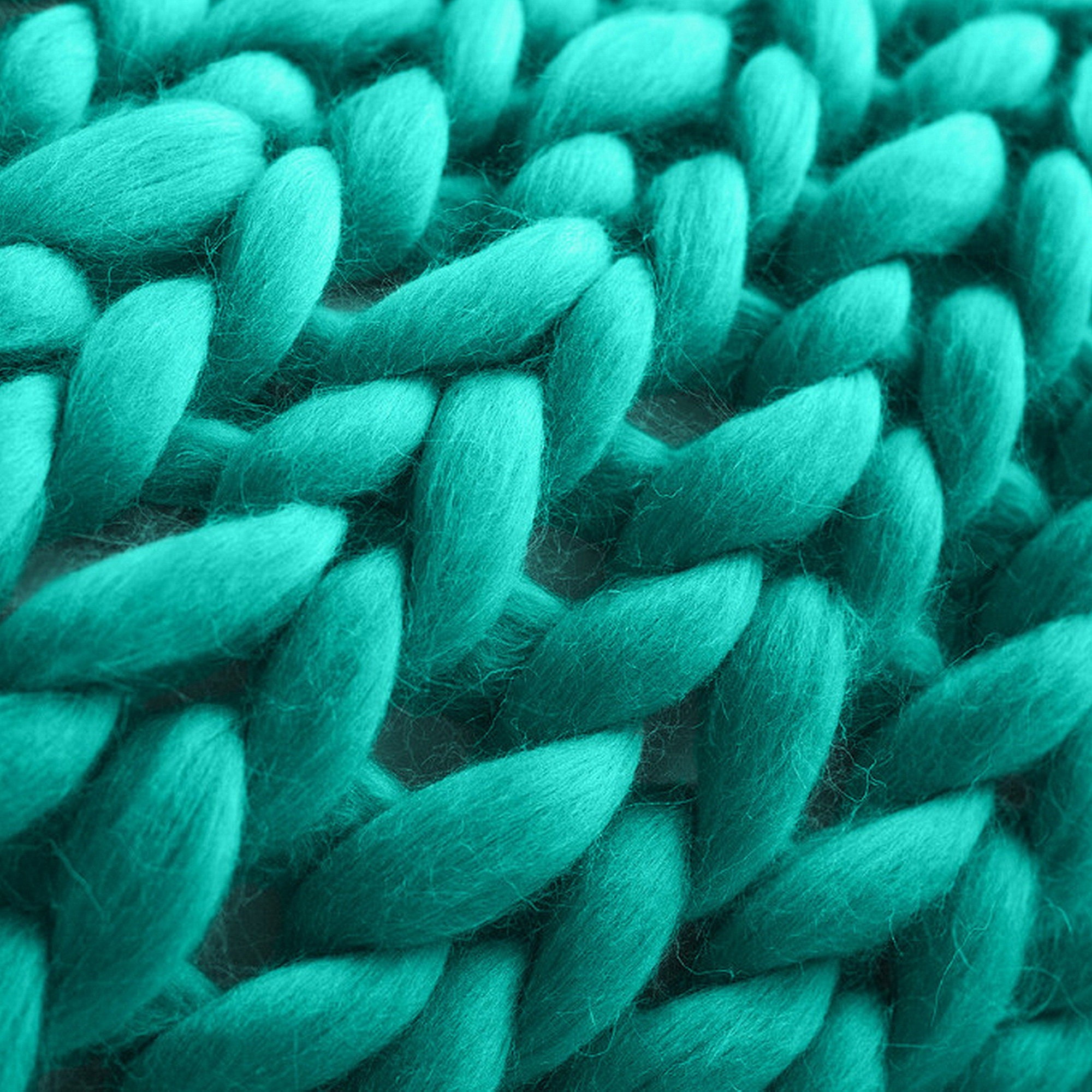 Giant blanket 100 merino wool Chunky knit blanket premium Etsy