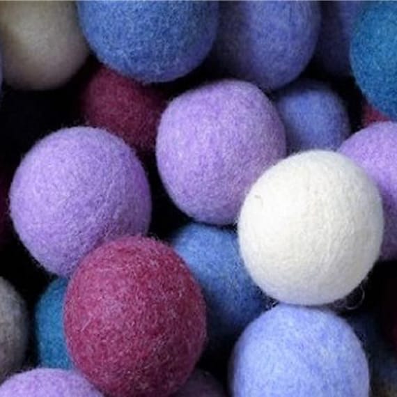 3cm Pink Color Felt Balls Handmade Felted Wool Beads Pom Pom DIY Crafts Supply