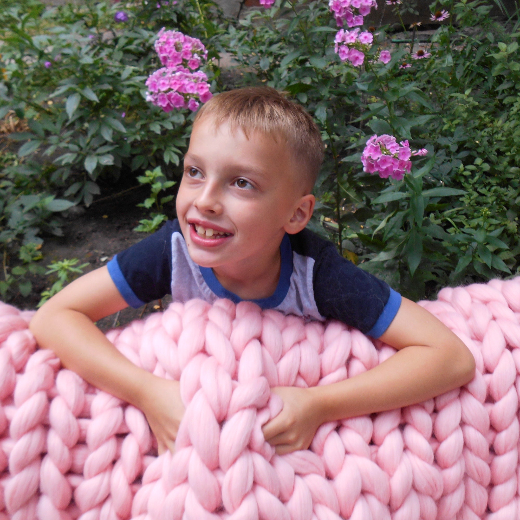 Premium quality throw blanket Chunky Knit Blanket Giant knit Etsy