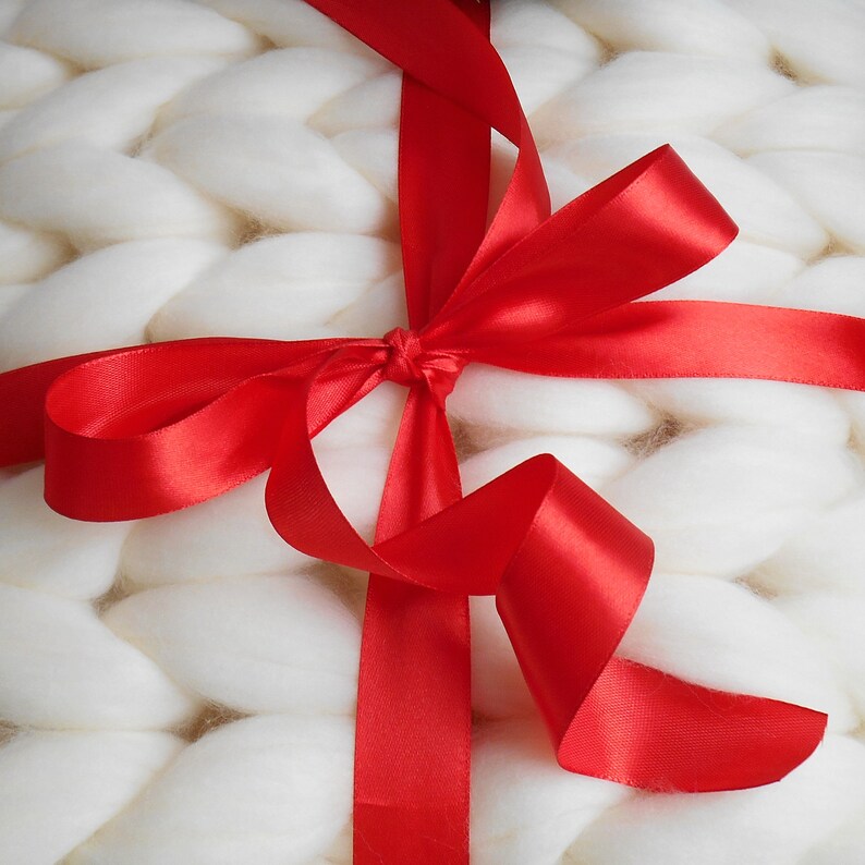 Premium quality thick knit blanket Chunky knit throw Chunky Etsy