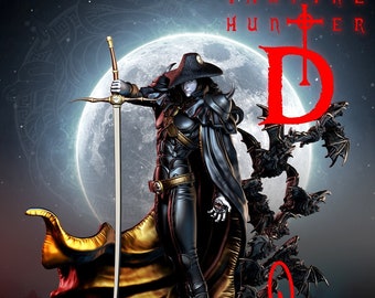 3D printed Vampire Hunter D + worldwide Free Shipping