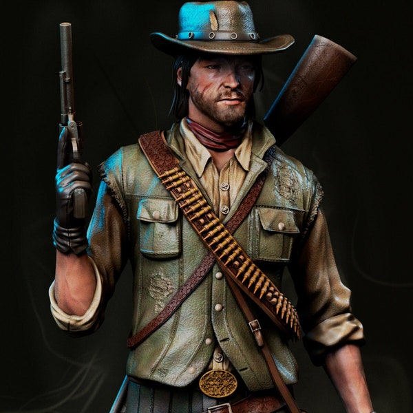 John Marston Hat Etsy