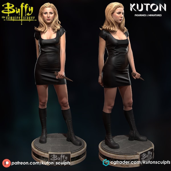 3D gedruckt Buffy + weltweit kostenloser Versand