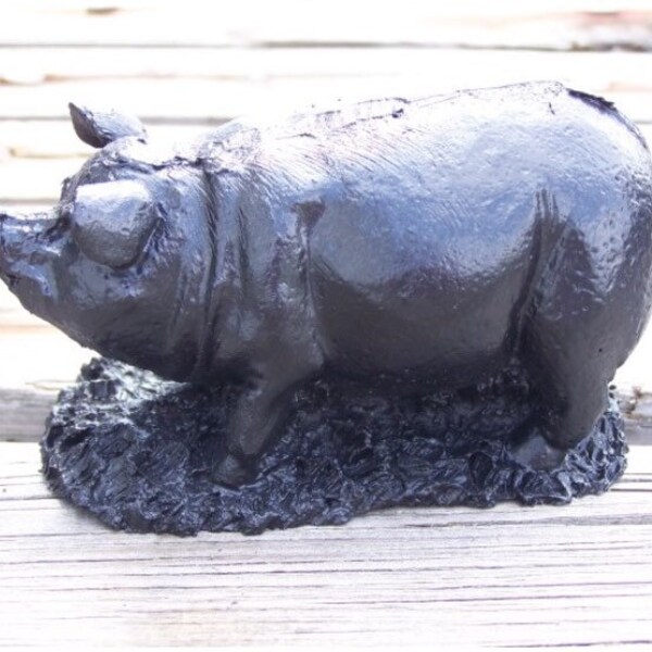 Handcrafted from Coal Pig made by Kentucky Artisans