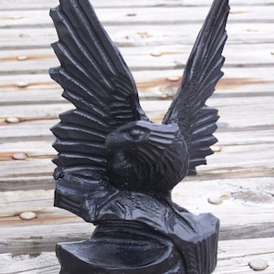 Large Eagle On Tree Branch Handcrafted from Coal Made by Kentucky Artisans