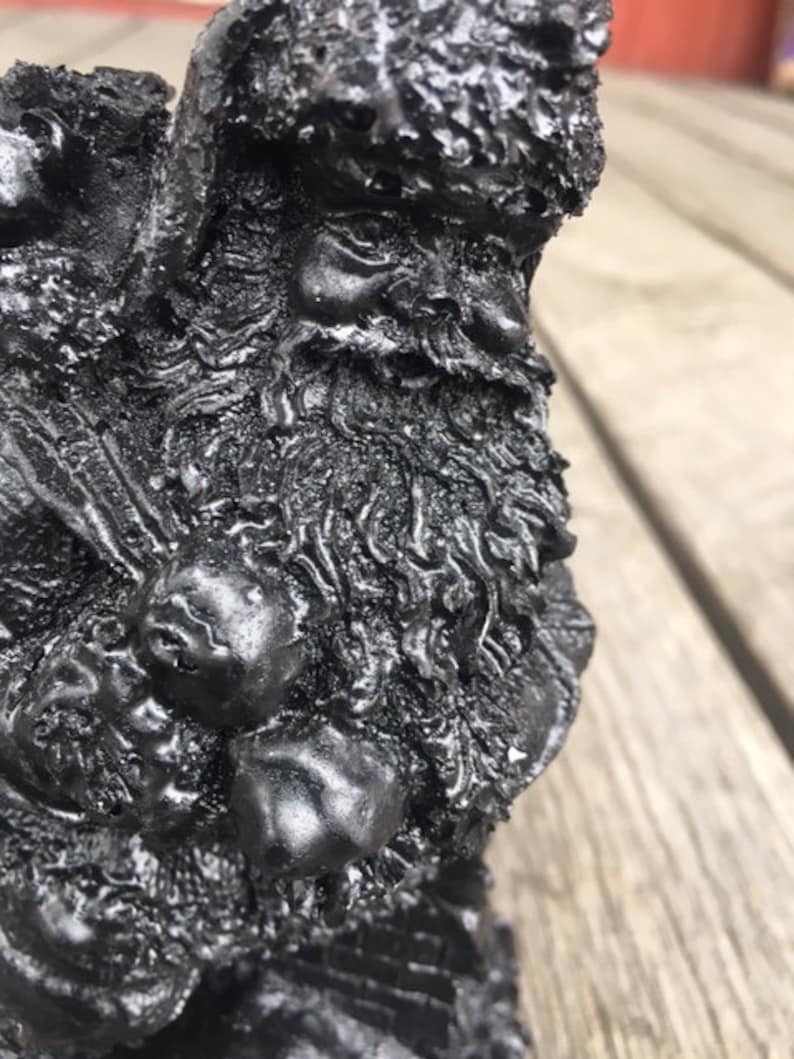 Handcrafted from Coal in Kentucky Nostalgic Santa Claus