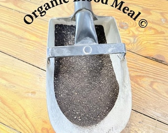Organic Blood Meal 12-0-0  Slow Release Nitrogen Booster for Vegetables Flowers & Compost  Pest Deterrent Safe for Organic Gardening