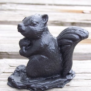 Handcrafted Squirrel Made from Coal in Kentucky