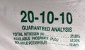 20-10-10 Pellet Fertilizer a great lawn starter fertilizer & nitrogen lovers like corn