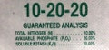 10-20-20 Pellet Fertilizer Fruit and Vegetable Fruit Set Blend