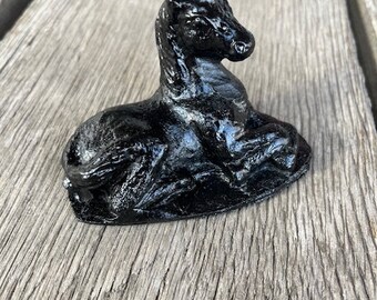 Sitting Colt Handcrafted by Kentucky Artisans from Coal
