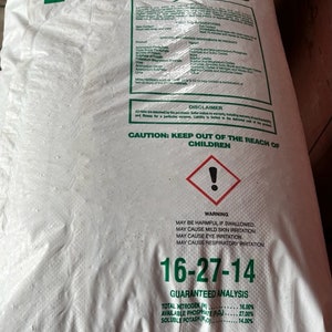 16-27-14 All Purpose Fertilizer Excellent as a starter fertilizer.