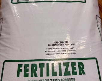 10-20-10 Pellet Fertilizer Promotes strong root growth in flowing plants, gardens and food plots