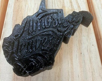 Handcrafted with Coal West Virginia "Almost Heaven" figurine