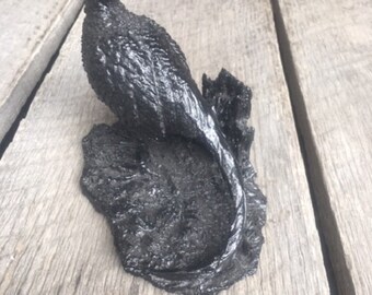 Handcrafted Pheasant Made from Coal in Kentucky