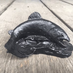 Handcrafted Fish Made from Coal in Kentucky