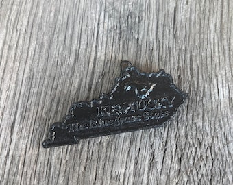Kentucky  Christmas Tree Ornament  Handcrafted From Coal by Kentucky Artisans