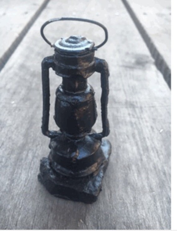 Handcrafted Lantern Made from Coal in Kentucky