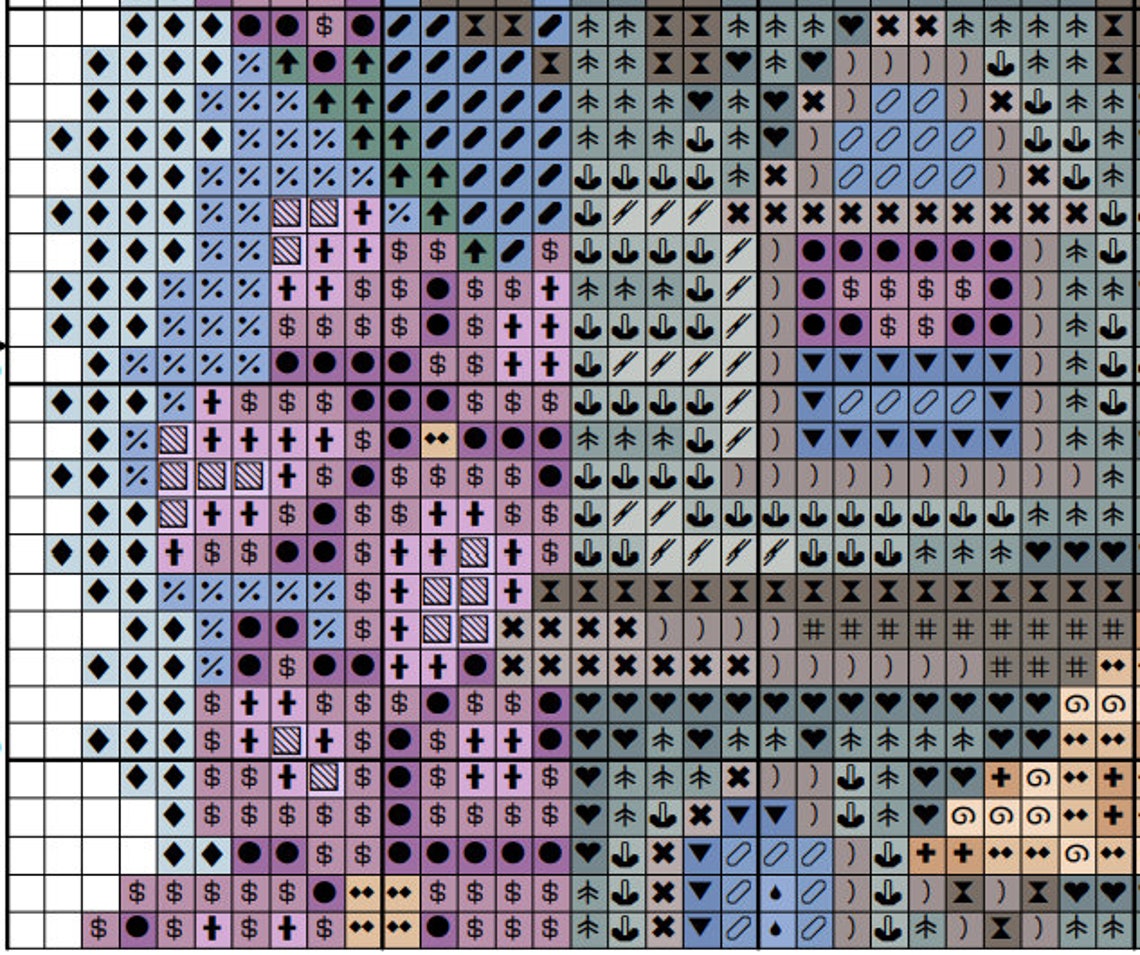 House Cross Stitch Pattern Keeper PDF Compatible DMC Saga Etsy