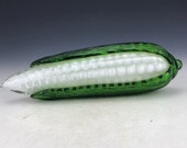 Chinese antique old Beijing glass handmade Corn cob shape decorations