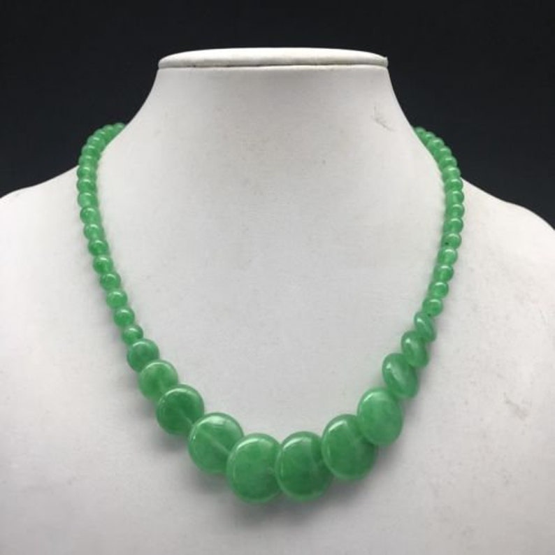 100% Pure Natural Burmese Jade Necklace - Etsy