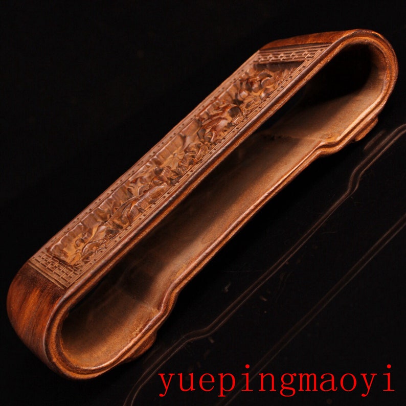 Collection Hand-carved hollow boxwood ink bed