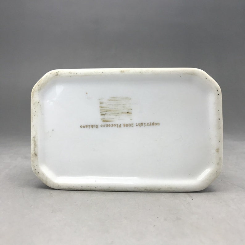 Chinese handmade ceramic color painting pattern jewelry box