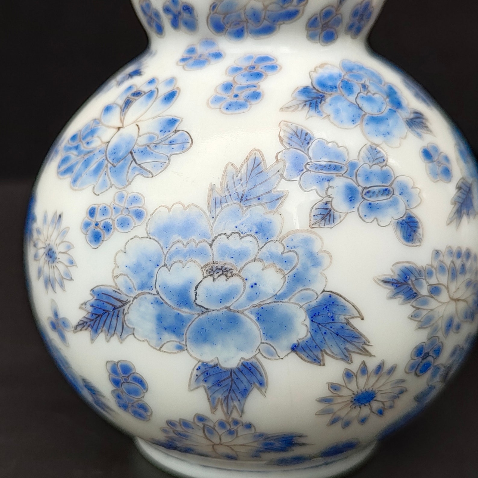 Collection of Chinese antique glass vases pure hand painted Etsy