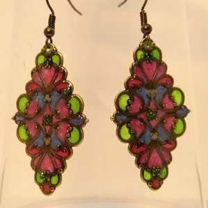 Stained Glass Window Earrings