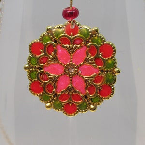 Stained Glass Window Pendant