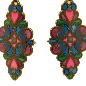 Stained Glass Window Earrings