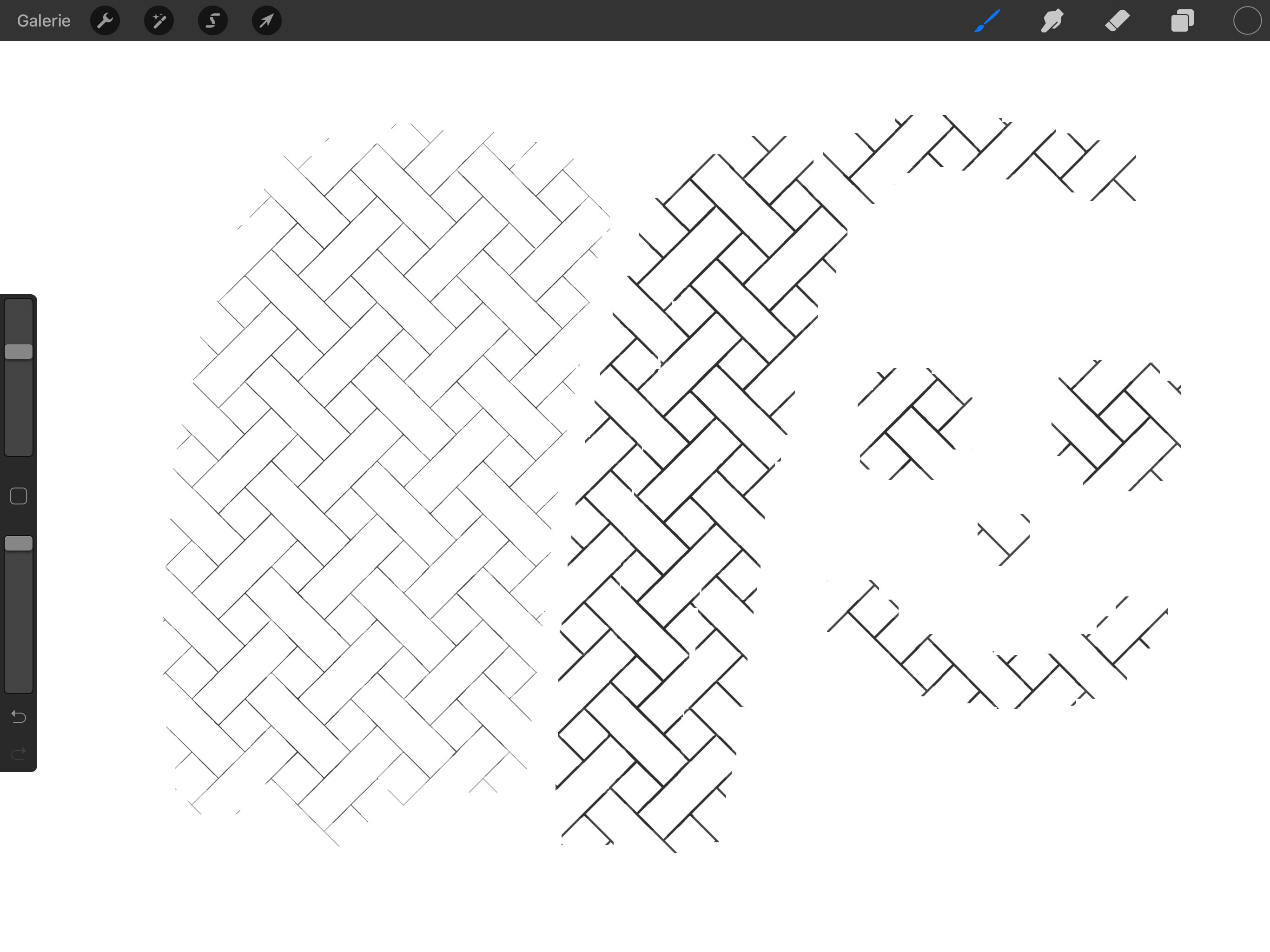Patterns for Procreate Nordic and Zigzag Patterns/grid - Etsy