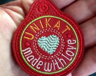 ITH embroidery file set for stamp pendants and stamps SINGLE PIECE - UNIQUE - Unique Piece for the embroidery frame 10x10