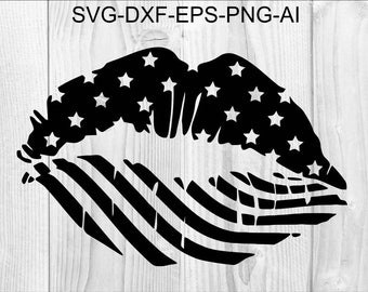 Download Black White Lips Svg Etsy