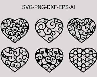 Download Waves Heart Svg Etsy