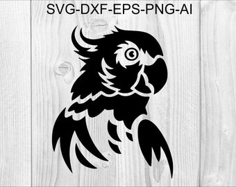 Parrot Svg Etsy