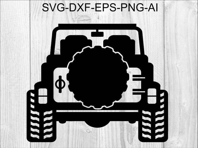 Download Jeep SVG 2 jeep 4x4 back view Wrangler Off road | Etsy