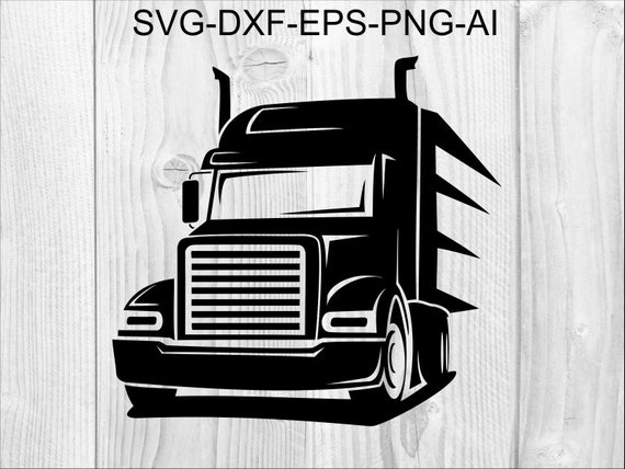 Download Semi truck 7 Truck Front view 18 wheeler 16 wheeler22 | Etsy