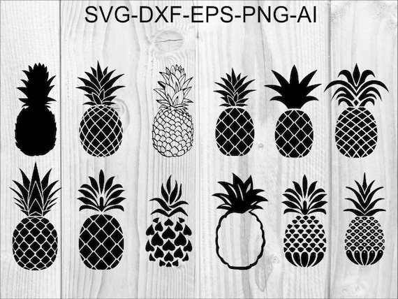 Download Pineapple Svg Bundle Pineapple Cut Files Pineapple Cricut Etsy