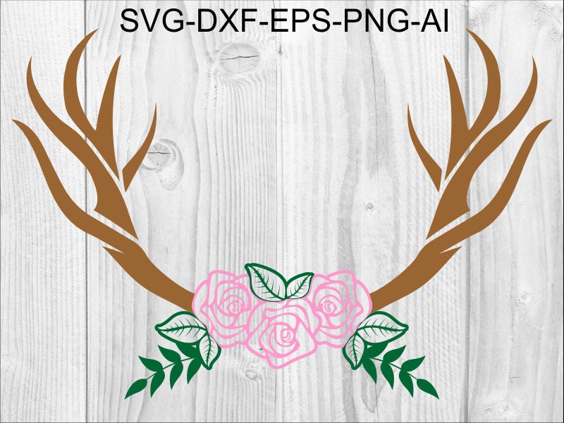 Free Free Floral Antler Svg 45 SVG PNG EPS DXF File