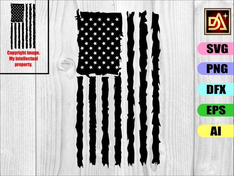 Download Distressed American Flag svg distressed flag Cricut ...