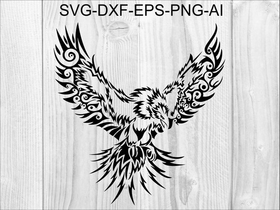 Phoenix Svg 2 Fire Bird Phoenix Clipart Phoenix Cut Files For Etsy