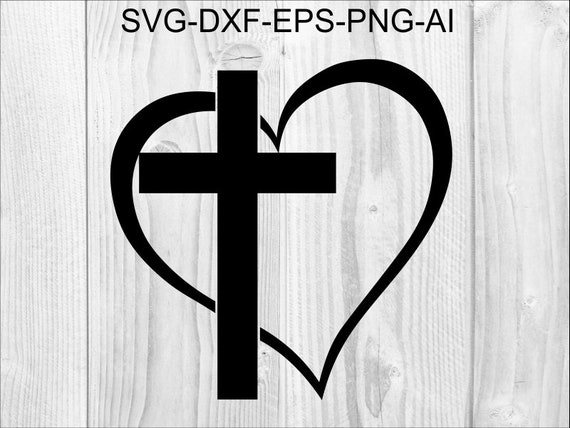 Download Cross SVG 3 Heart svg Cross svg silhouette filesCrosses | Etsy