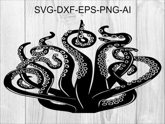 Download Octopus SVG 1 Octopus Tentacles SVG Vector Octopus | Etsy