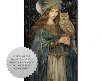 Customisable Kindle Cover, Free Commercial Use, Indie Author, Fantasy, Owl, No Text Background