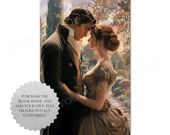 Anpassbares Liebesroman-Cover, kostenlose kommerzielle Nutzung, Indie-Autor, Regency-Romanze, historischer Liebesroman, Budget-Cover