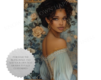 Customisable Romance Cover, Free Commercial Use Indie Author, Regency Romance, Historical Romance, Black Heroine, Budget Cover
