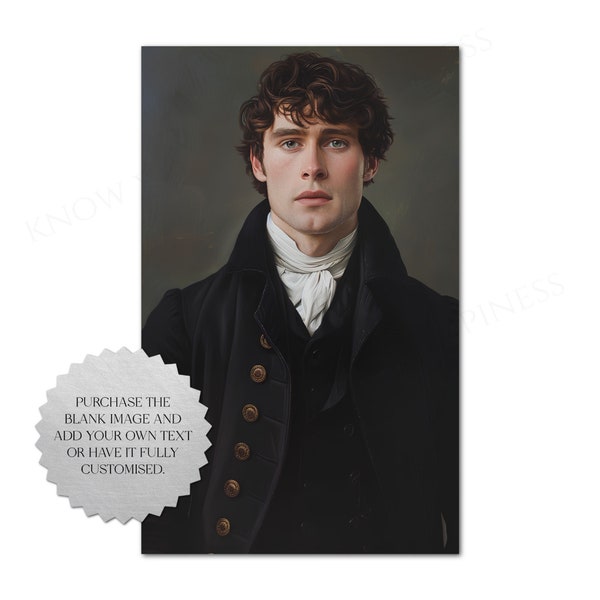Customisable Romance Cover, Free Commercial Use Indie Author, Regency Romance, Historical Romance, Mr Darcy, Budget Cover