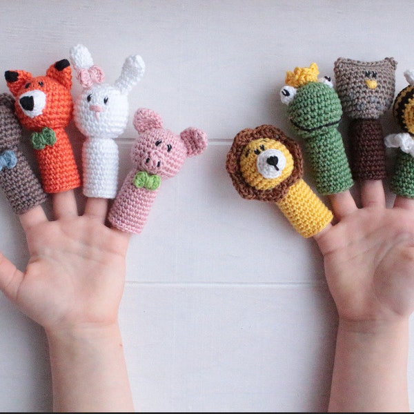 Pattern Finger puppets