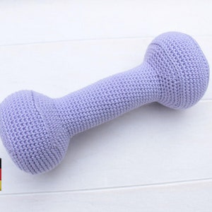 German, CROCHET PATTERN Dumbbell in German